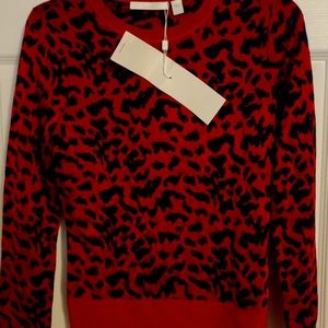 Hugo Boss Pony-jacquard long-sleeved sweater with crew neckline